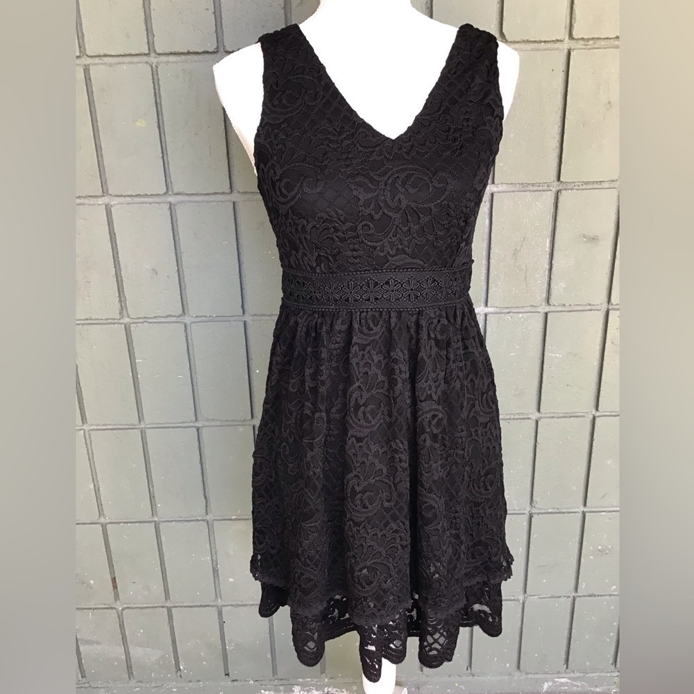 NWT, Black Altar’d State Dress with Zipper in back.
